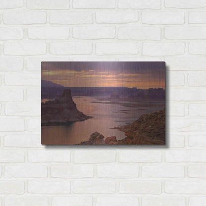 Luxe Metal Art 'Alstrom Point Sunrise' by Mike Jones, Metal Wall Art,24x16
