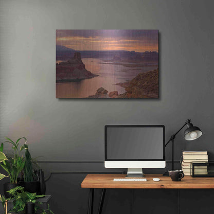 Luxe Metal Art 'Alstrom Point Sunrise' by Mike Jones, Metal Wall Art,36x24