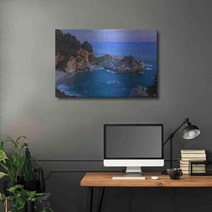 Luxe Metal Art 'Big Sur McWay Falls' by Mike Jones, Metal Wall Art,36x24