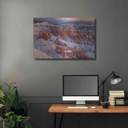 Luxe Metal Art 'Bryce Sunrise At Sunriset' by Mike Jones, Metal Wall Art,36x24