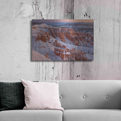 Luxe Metal Art 'Bryce Sunrise At Sunriset' by Mike Jones, Metal Wall Art,36x24