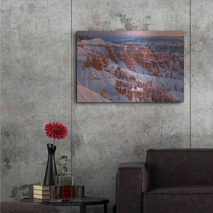 Luxe Metal Art 'Bryce Sunrise At Sunriset' by Mike Jones, Metal Wall Art,36x24