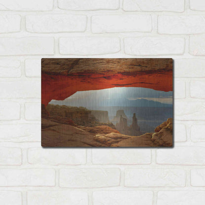 Luxe Metal Art 'Canyonlands Mesa Arch' by Mike Jones, Metal Wall Art,16x12