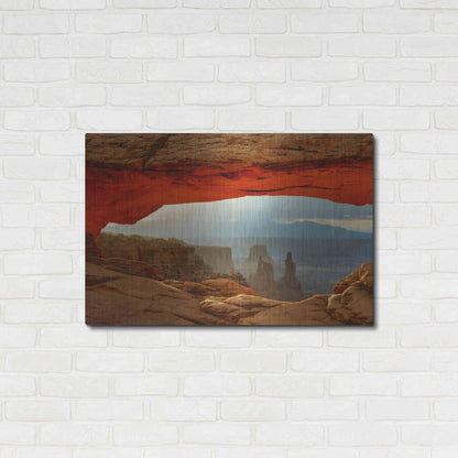 Luxe Metal Art 'Canyonlands Mesa Arch' by Mike Jones, Metal Wall Art,36x24