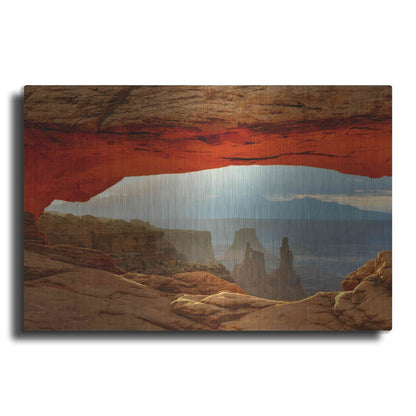 Luxe Metal Art 'Canyonlands Mesa Arch' by Mike Jones, Metal Wall Art