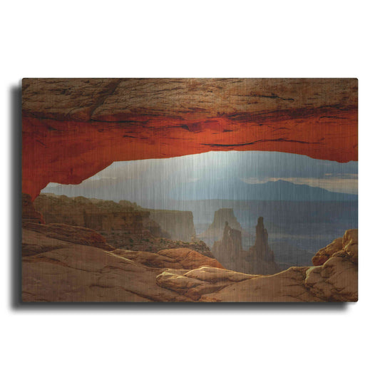 Luxe Metal Art 'Canyonlands Mesa Arch' by Mike Jones, Metal Wall Art