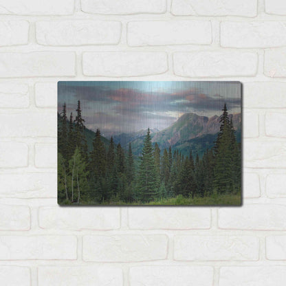 Luxe Metal Art 'Dusk Near Ouray' by Mike Jones, Metal Wall Art,16x12