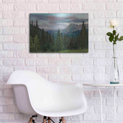 Luxe Metal Art 'Dusk Near Ouray' by Mike Jones, Metal Wall Art,24x16