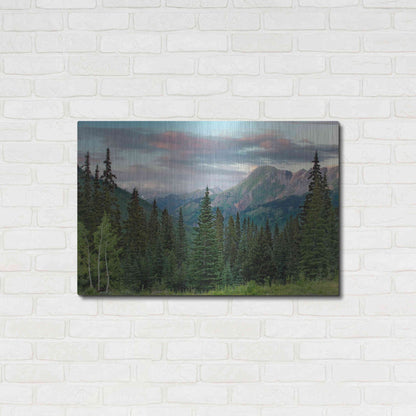 Luxe Metal Art 'Dusk Near Ouray' by Mike Jones, Metal Wall Art,36x24