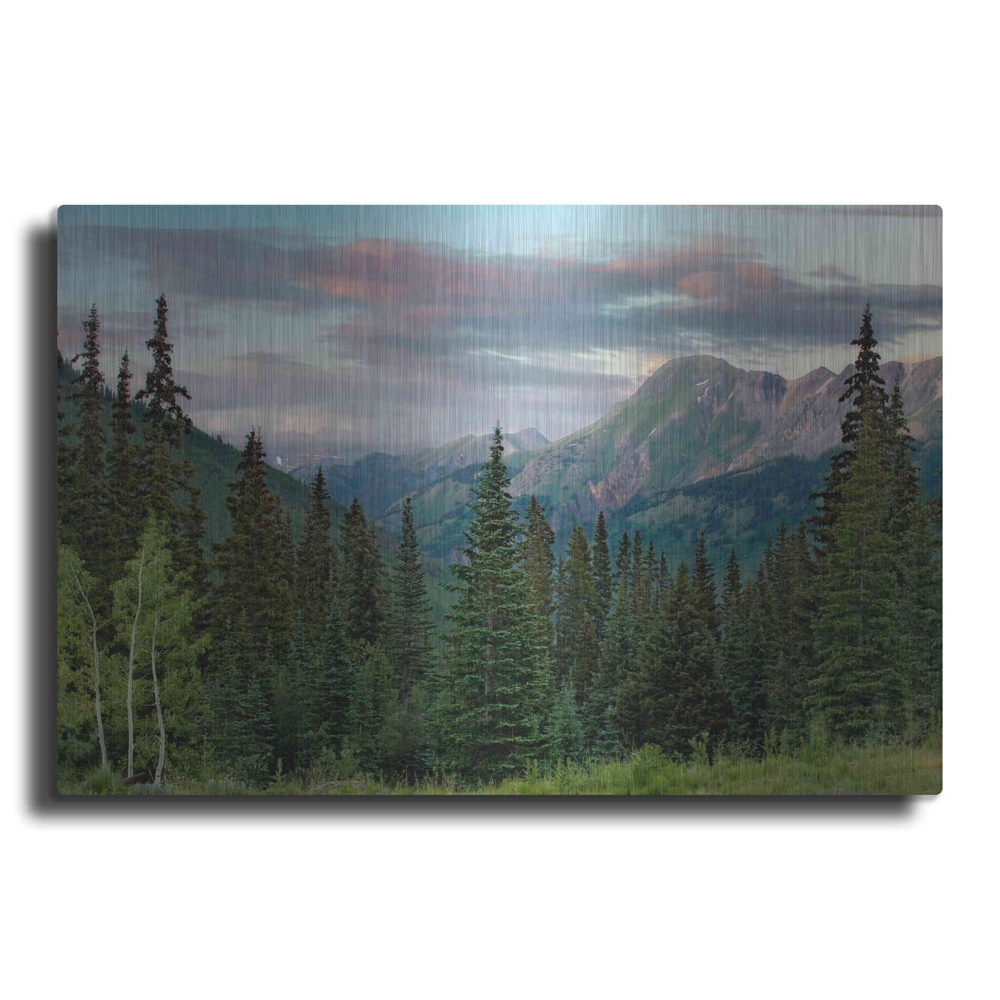 Luxe Metal Art 'Dusk Near Ouray' by Mike Jones, Metal Wall Art