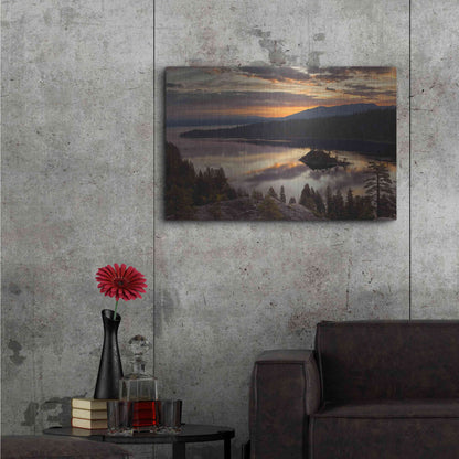 Luxe Metal Art 'Emerald Bay' by Mike Jones, Metal Wall Art,36x24