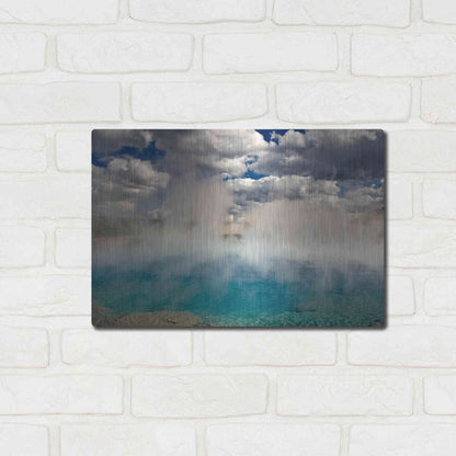 Luxe Metal Art 'Excelsior Geiser' by Mike Jones, Metal Wall Art,16x12