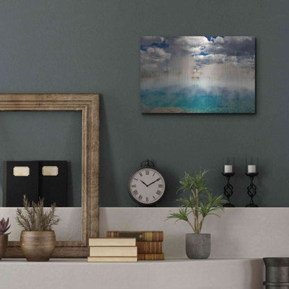 Luxe Metal Art 'Excelsior Geiser' by Mike Jones, Metal Wall Art,16x12