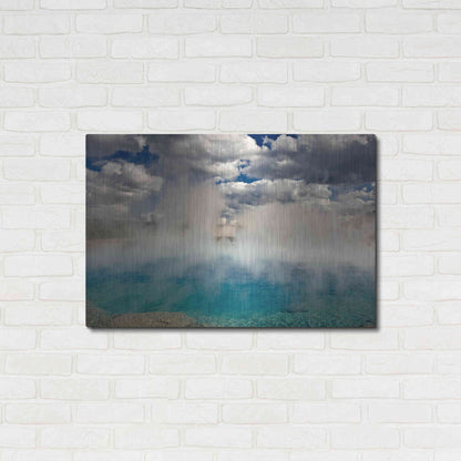 Luxe Metal Art 'Excelsior Geiser' by Mike Jones, Metal Wall Art,36x24