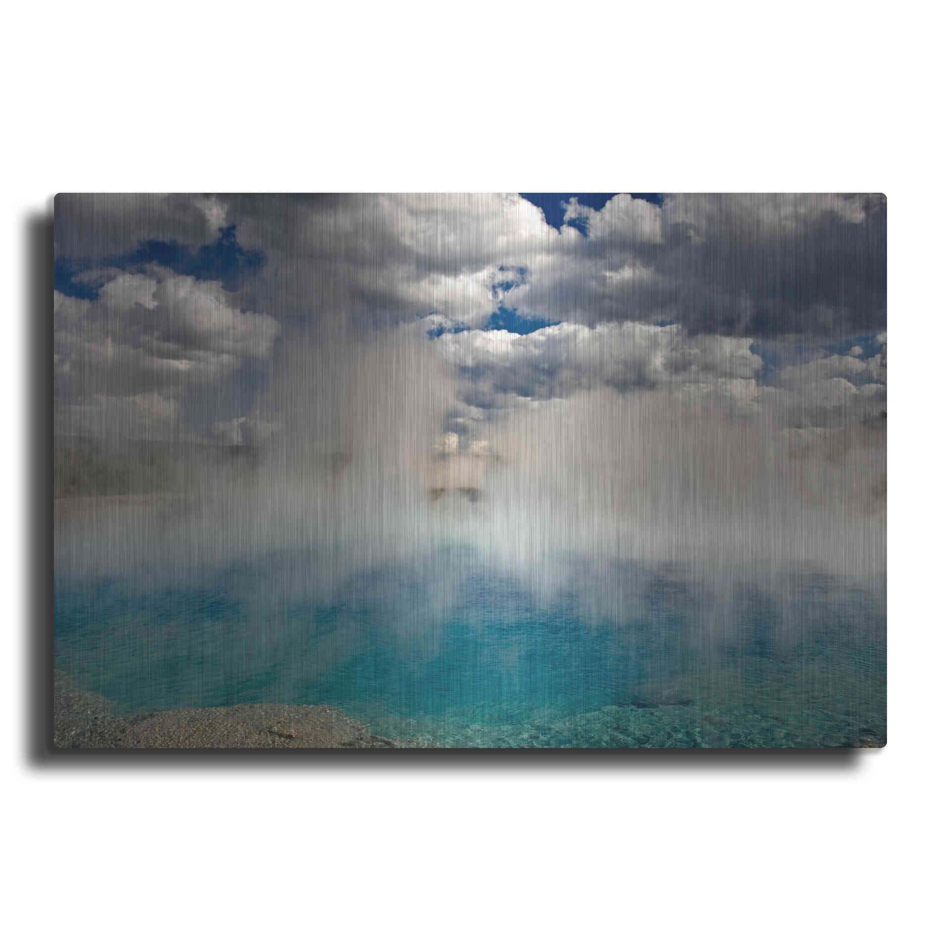 Luxe Metal Art 'Excelsior Geiser' by Mike Jones, Metal Wall Art