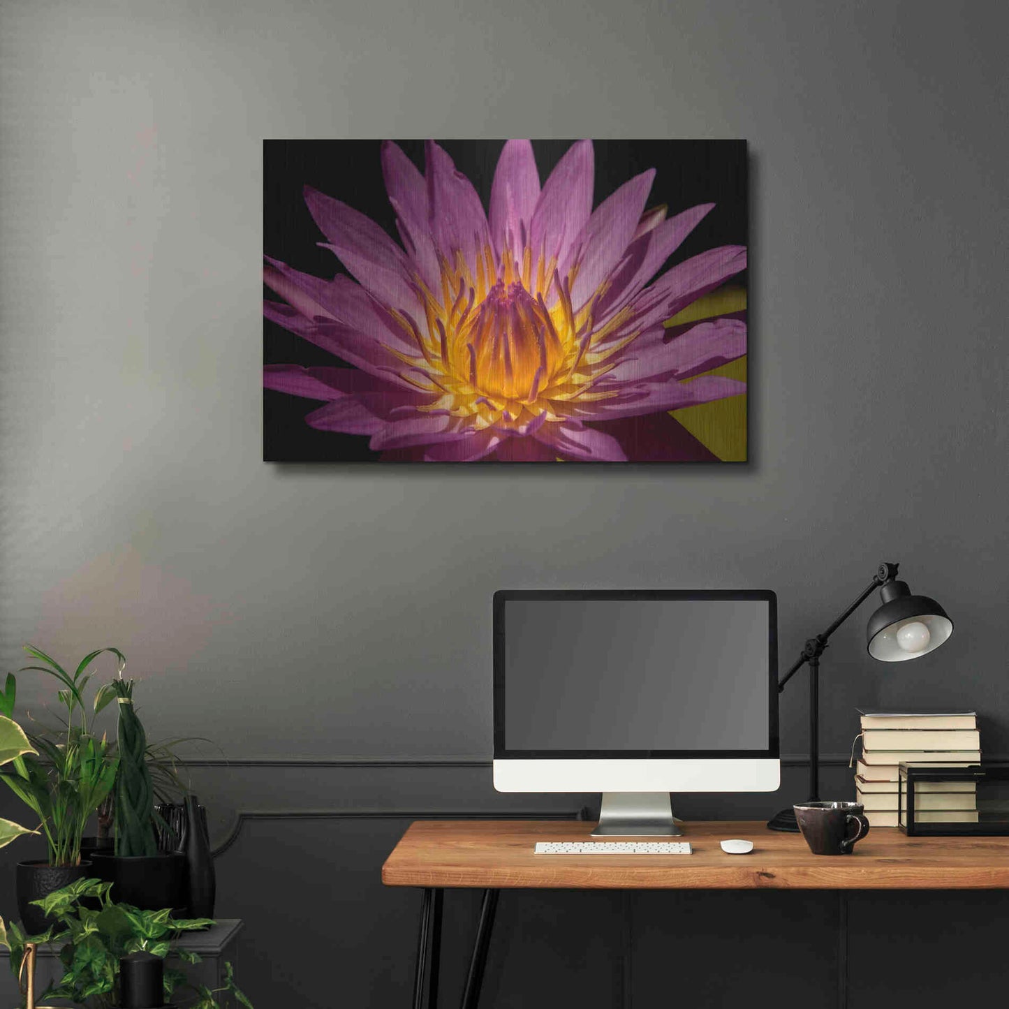 Luxe Metal Art 'Fairchild Gardens Lily' by Mike Jones, Metal Wall Art,36x24