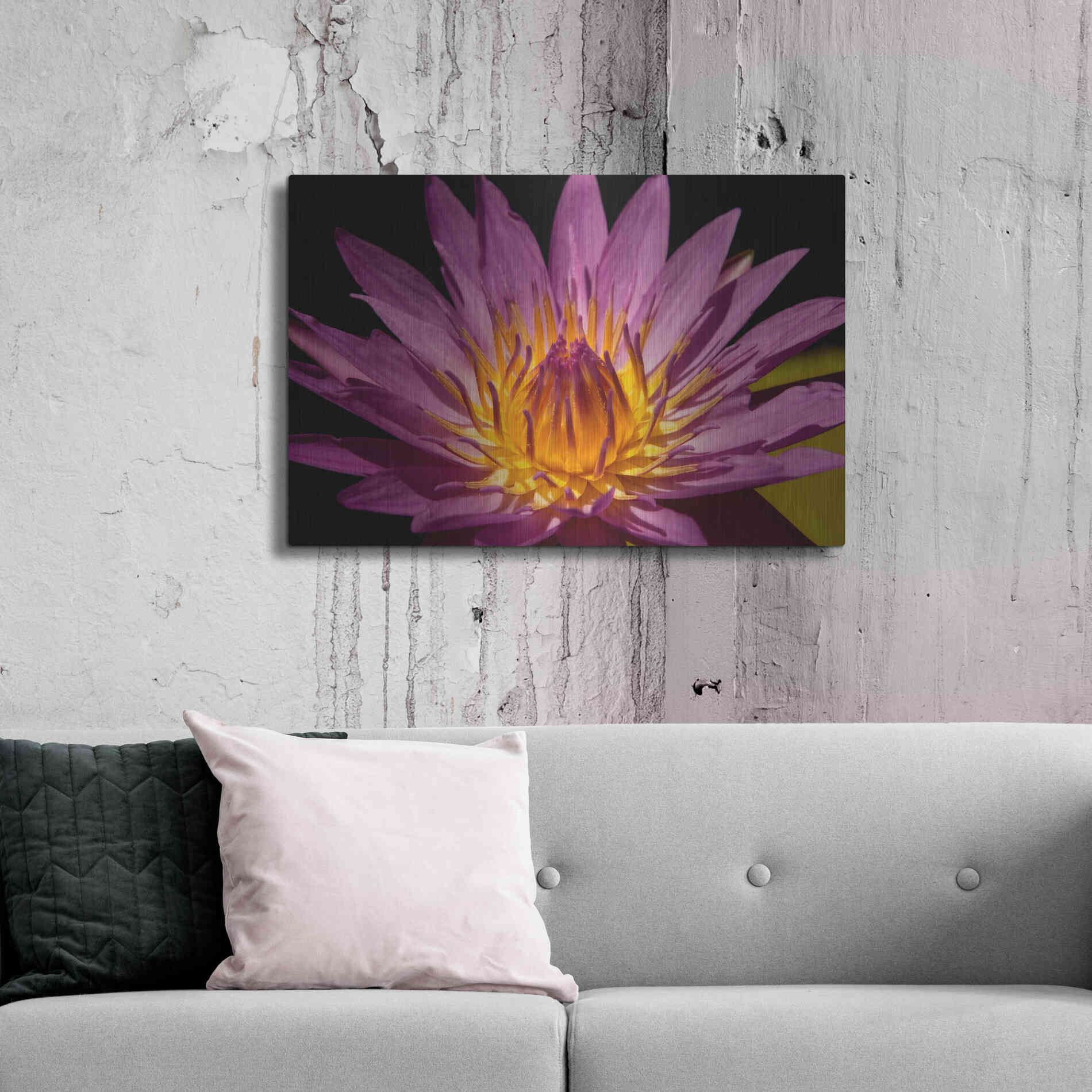 Luxe Metal Art 'Fairchild Gardens Lily' by Mike Jones, Metal Wall Art,36x24