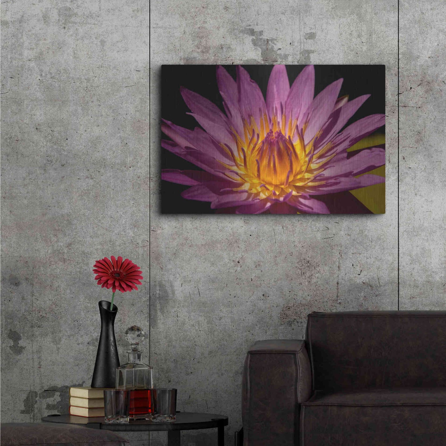 Luxe Metal Art 'Fairchild Gardens Lily' by Mike Jones, Metal Wall Art,36x24