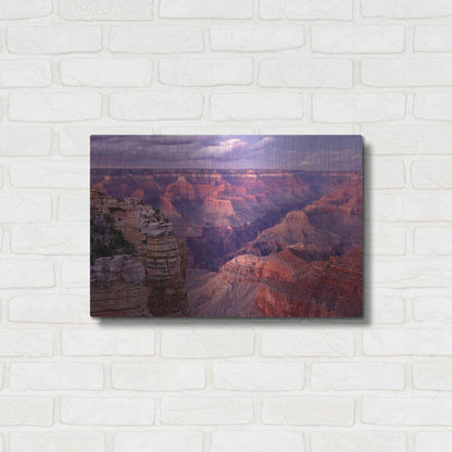 Luxe Metal Art 'Grand Canyon near Mather Point' by Mike Jones, Metal Wall Art,24x16