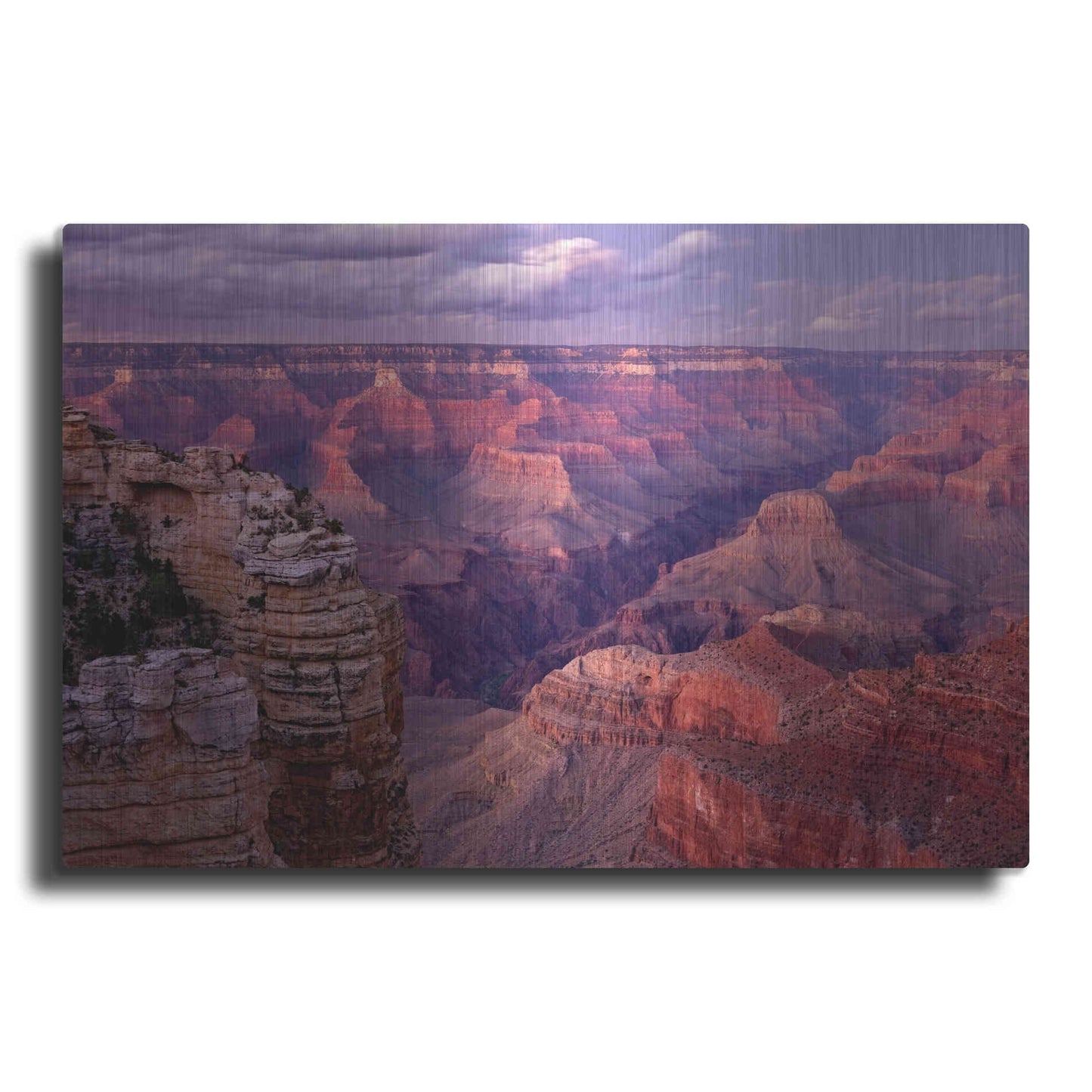 Luxe Metal Art 'Grand Canyon near Mather Point' by Mike Jones, Metal Wall Art