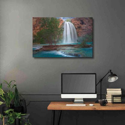 Luxe Metal Art 'Havasu Horizontal' by Mike Jones, Metal Wall Art,36x24