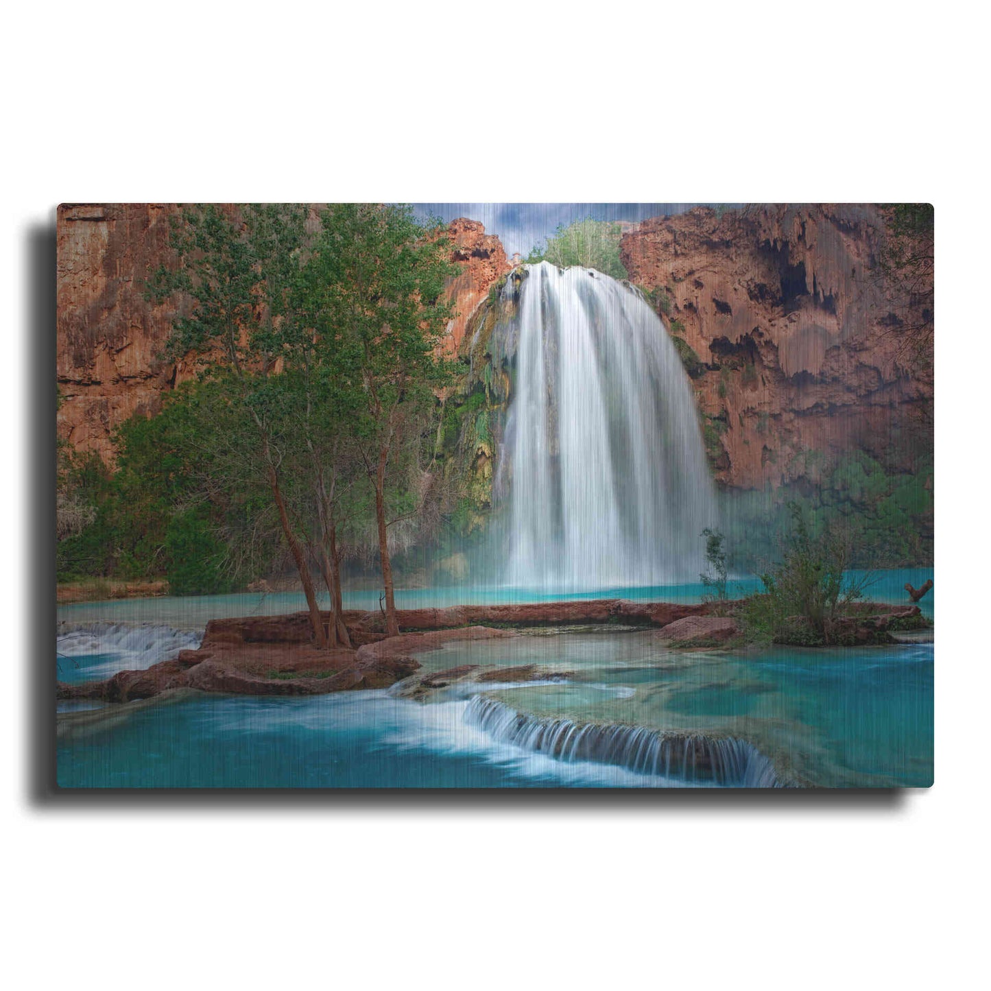 Luxe Metal Art 'Havasu Horizontal' by Mike Jones, Metal Wall Art