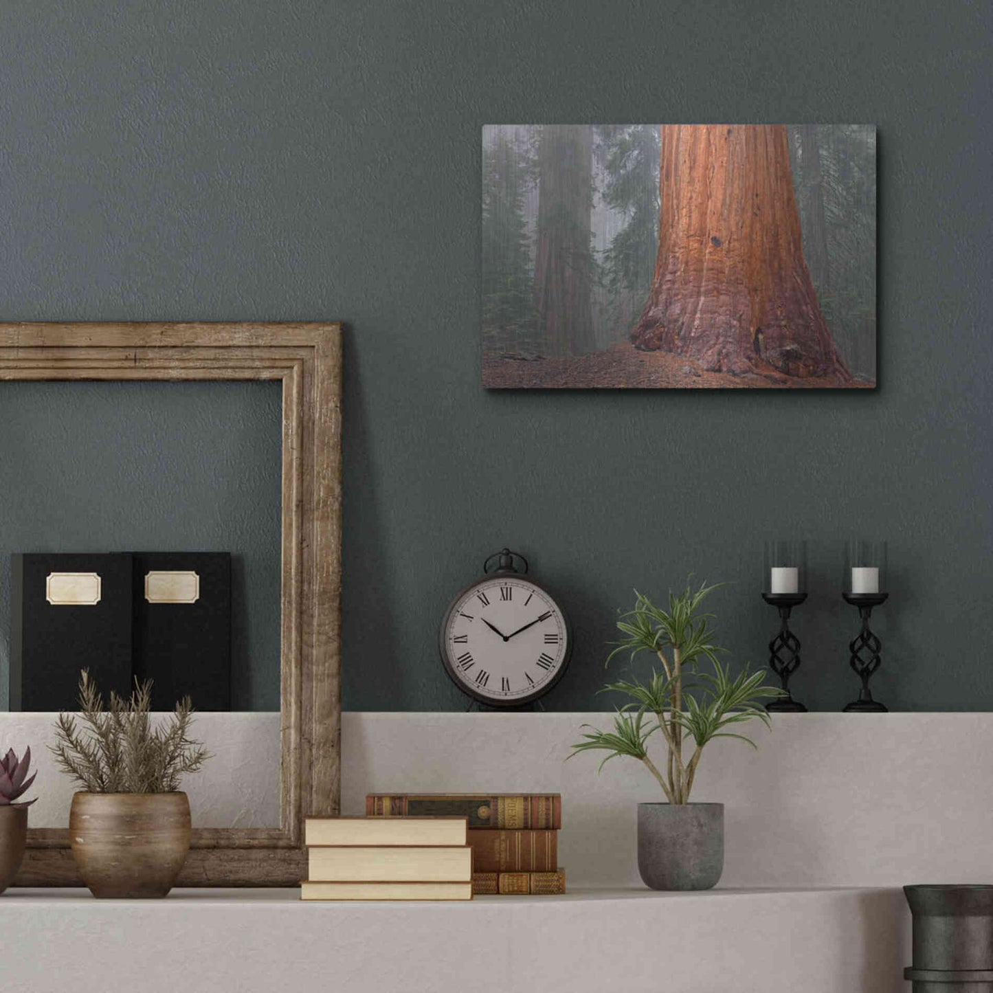 Luxe Metal Art 'Kings Canyon' by Mike Jones, Metal Wall Art,16x12