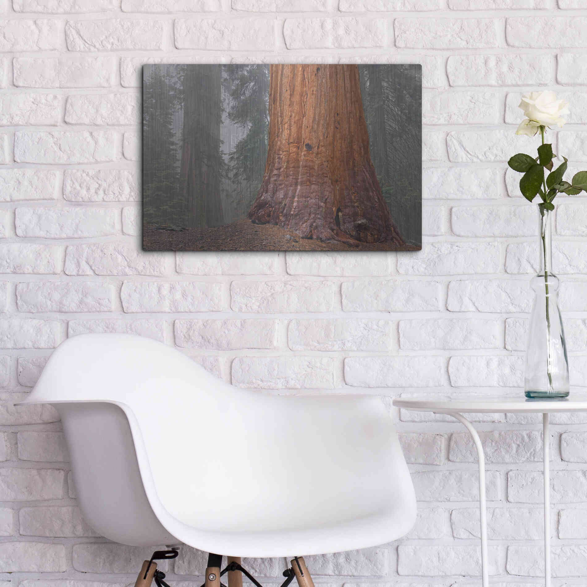 Luxe Metal Art 'Kings Canyon' by Mike Jones, Metal Wall Art,24x16