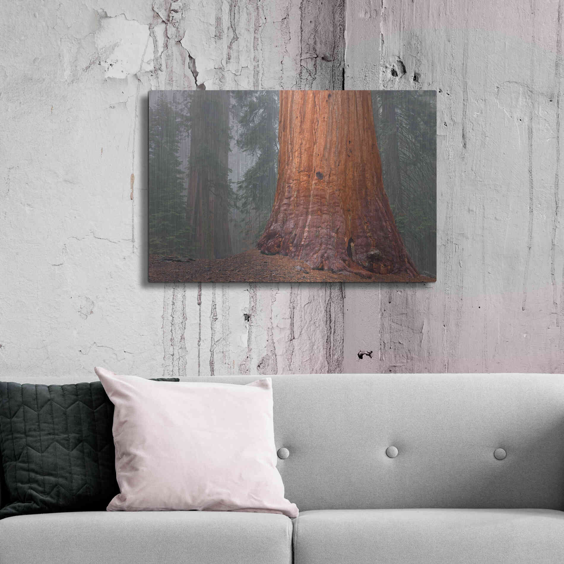 Luxe Metal Art 'Kings Canyon' by Mike Jones, Metal Wall Art,36x24