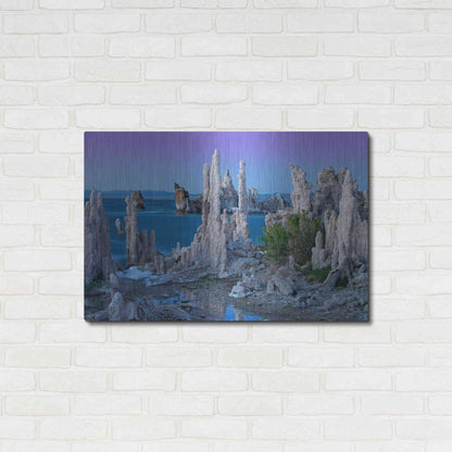 Luxe Metal Art 'Mono Lake Dusk' by Mike Jones, Metal Wall Art,36x24
