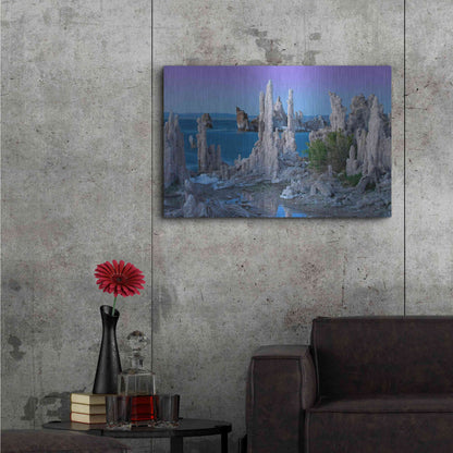 Luxe Metal Art 'Mono Lake Dusk' by Mike Jones, Metal Wall Art,36x24