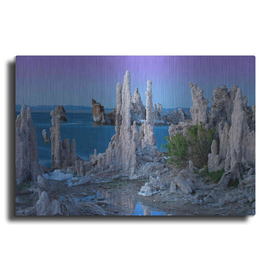 Luxe Metal Art 'Mono Lake Dusk' by Mike Jones, Metal Wall Art