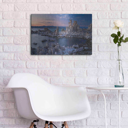 Luxe Metal Art 'Mono Lake South Tufa Dusk' by Mike Jones, Metal Wall Art,24x16