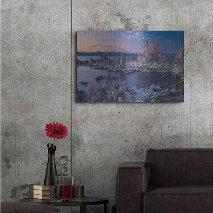 Luxe Metal Art 'Mono Lake South Tufa Dusk' by Mike Jones, Metal Wall Art,36x24