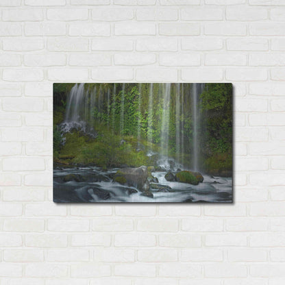 Luxe Metal Art 'Mossbrae Falls' by Mike Jones, Metal Wall Art,36x24