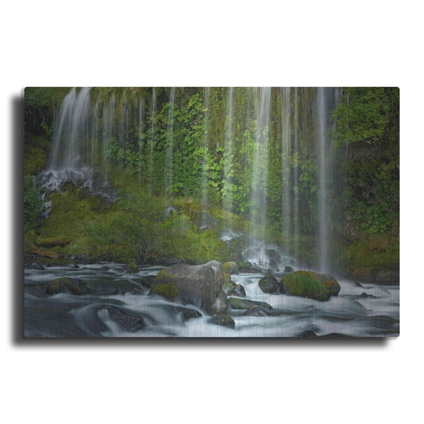 Luxe Metal Art 'Mossbrae Falls' by Mike Jones, Metal Wall Art