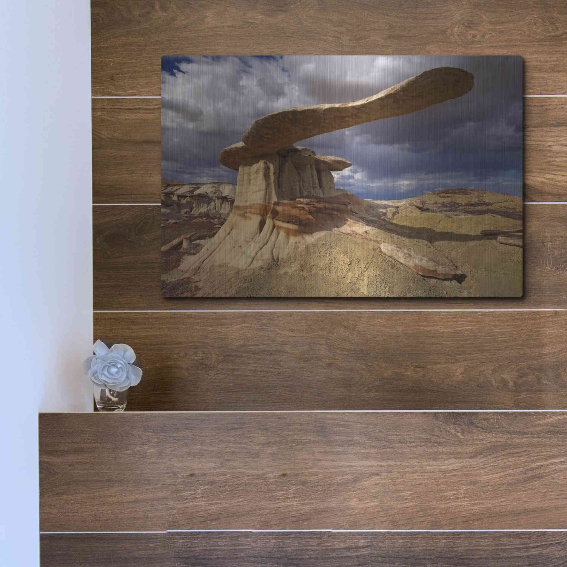 Luxe Metal Art 'NM Ahshislepah King Of Wings' by Mike Jones, Metal Wall Art,16x12