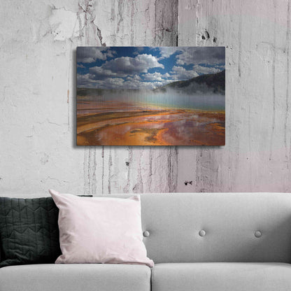 Luxe Metal Art 'Prismatic Springs' by Mike Jones, Metal Wall Art,36x24