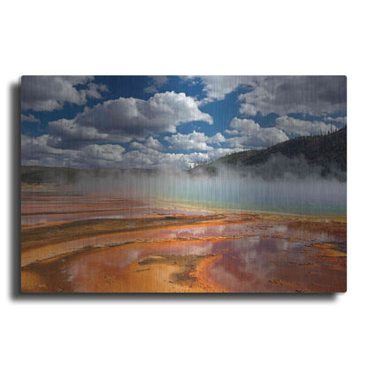 Luxe Metal Art 'Prismatic Springs' by Mike Jones, Metal Wall Art