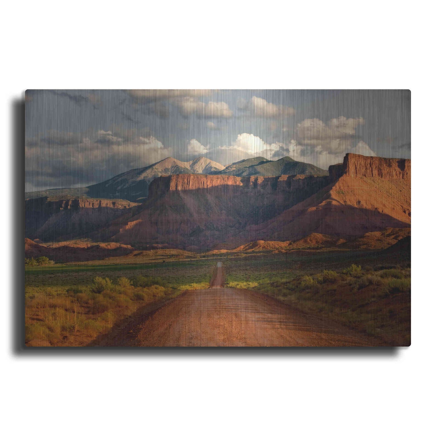 Luxe Metal Art 'Rt 128 Vastle Valley' by Mike Jones, Metal Wall Art