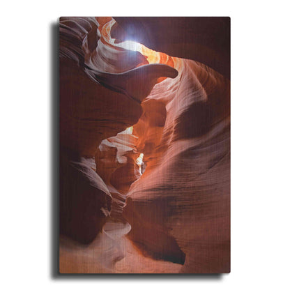 Luxe Metal Art 'Secret Canyon Fisheye' by Mike Jones, Metal Wall Art