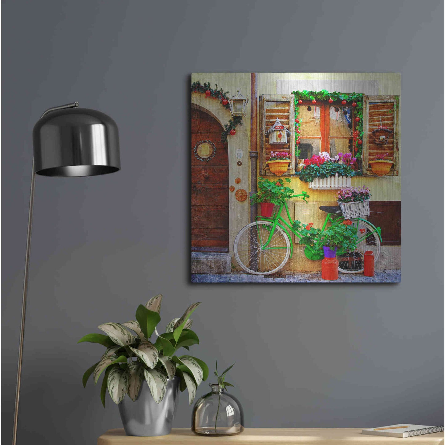 Luxe Metal Art 'Ciao Bella I' Metal Wall Art,24x24