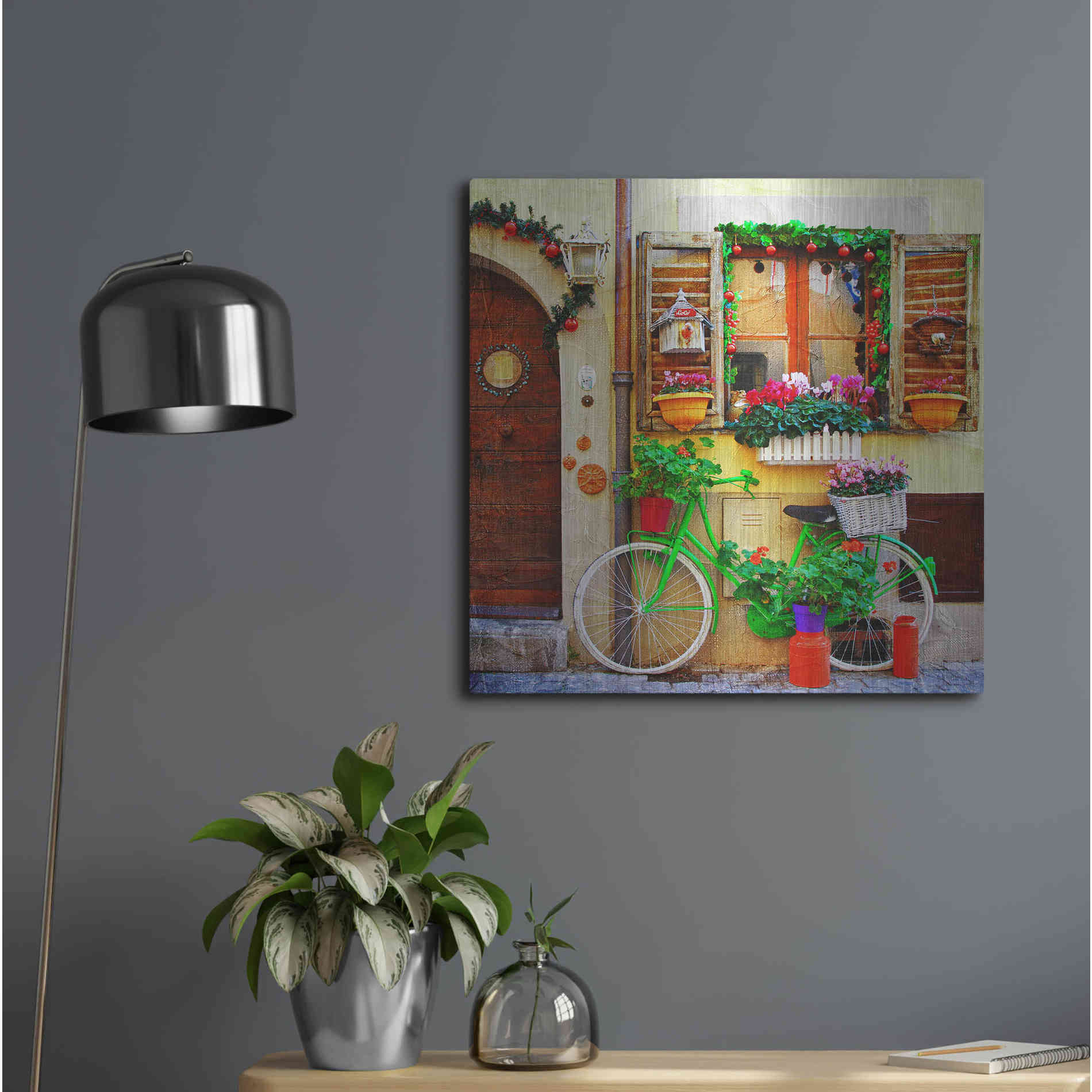 Luxe Metal Art 'Ciao Bella I' Metal Wall Art,24x24