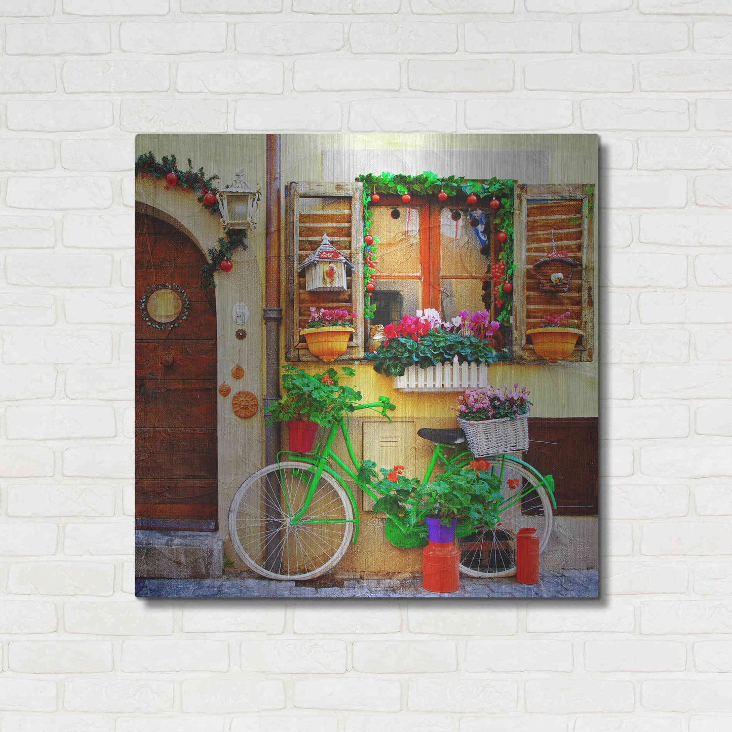 Luxe Metal Art 'Ciao Bella I' Metal Wall Art,36x36