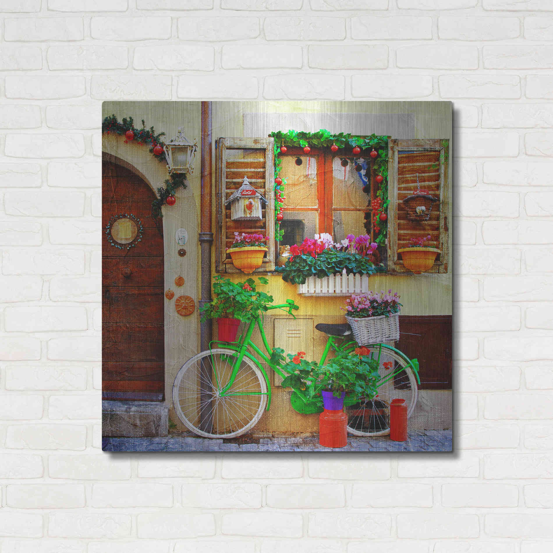 Luxe Metal Art 'Ciao Bella I' Metal Wall Art,36x36