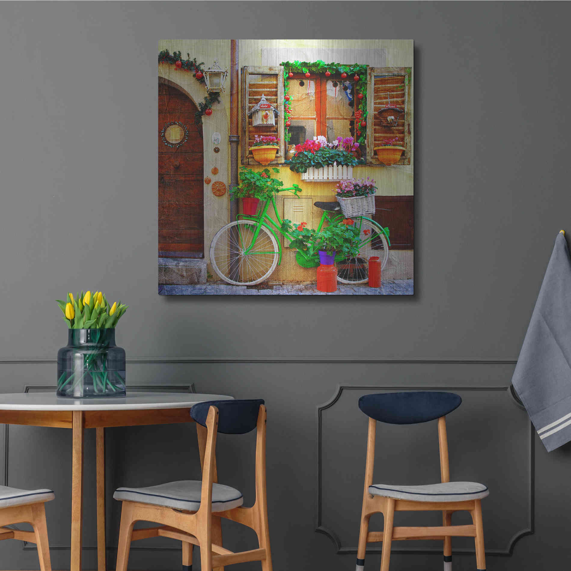 Luxe Metal Art 'Ciao Bella I' Metal Wall Art,36x36