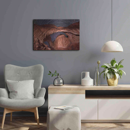 Luxe Metal Art 'Star Trails Diminishing' by Mike Jones, Metal Wall Art,24x16