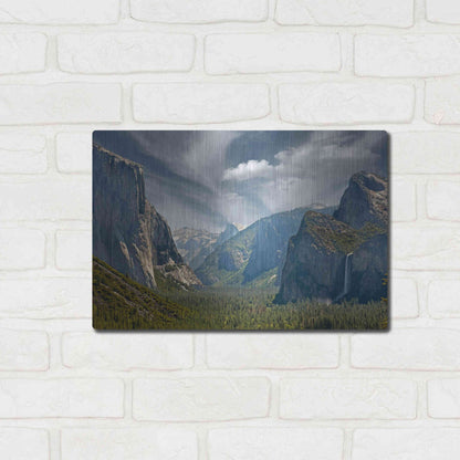 Luxe Metal Art 'Tunnel View' by Mike Jones, Metal Wall Art,16x12