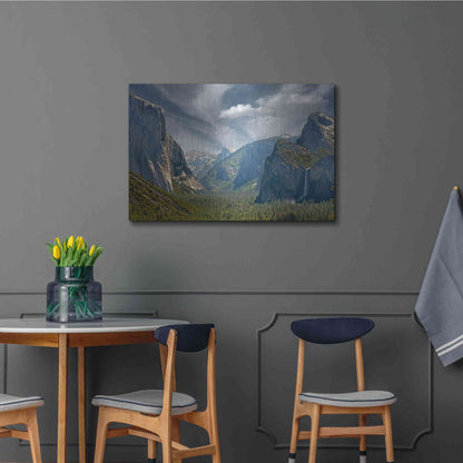 Luxe Metal Art 'Tunnel View' by Mike Jones, Metal Wall Art,36x24