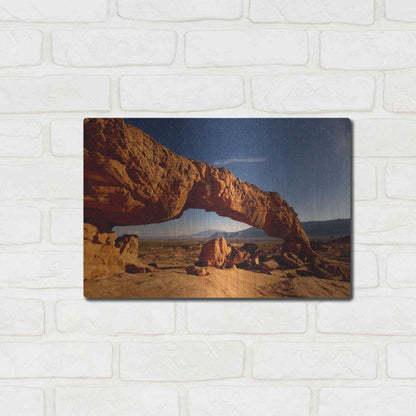 Luxe Metal Art 'Utah Sunset Arch' by Mike Jones, Metal Wall Art,16x12